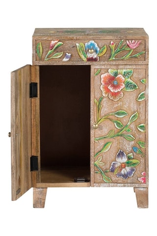 Buffet 2 portes en manguier - 40 x 60 x 31 cm