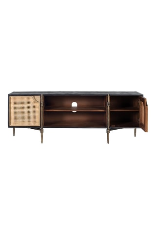 Meuble TV 2 portes en manguier - 150 x 40 x 56 cm
