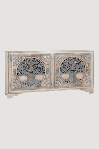 Buffet 4 portes en manguier - 180 x 90 x 40 cm