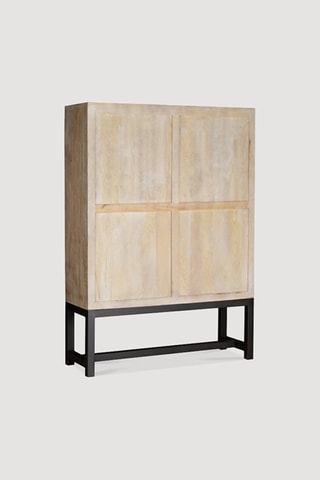 Armoire 2 portes en manguier - 124 x 42 x 176 cm