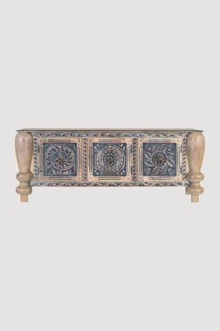 Buffet en teck - 198 x 45 x 76 cm