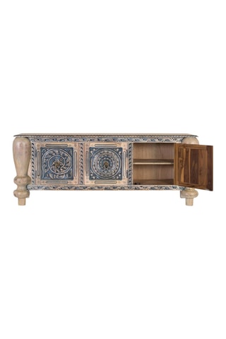 Buffet en teck - 198 x 45 x 76 cm