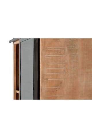 Bibliothèque 1 porte en manguier -  90 x 180 x 40 cm