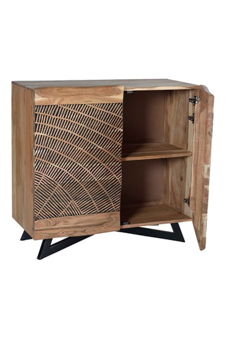 Buffet 2 portes en acacia