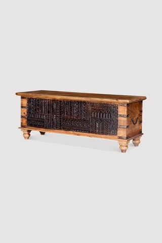 Coffre en manguier - 116 x 45 x 40 cm