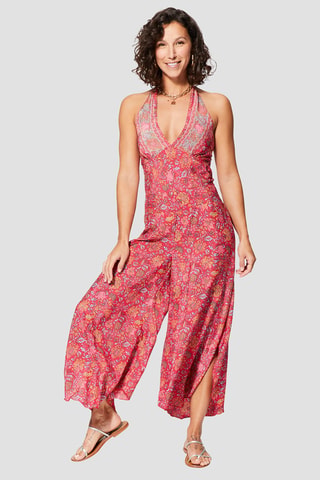 Jumpsuit - Roze en blauw