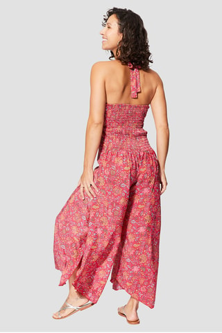 Jumpsuit - Roze en blauw