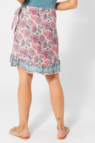 Rok - Marineblauw en roze