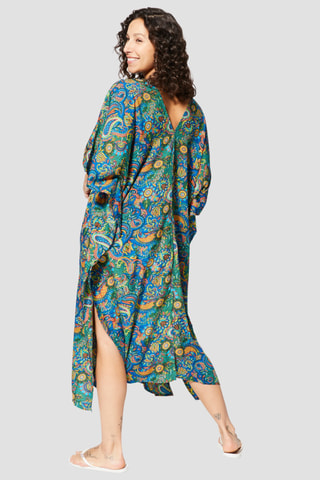 Kaftan - Blauw en groen