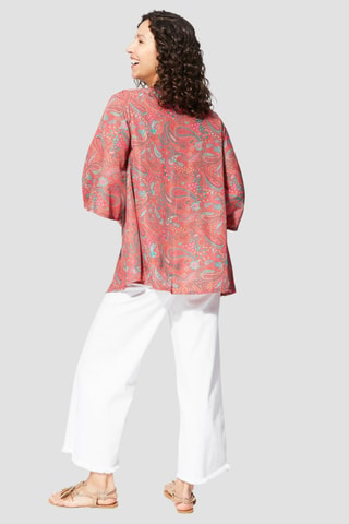 Kimono - Rood en beige