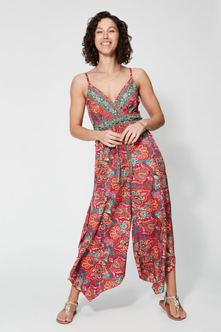 Jumpsuit Rood en Oranje - Rood en oranje