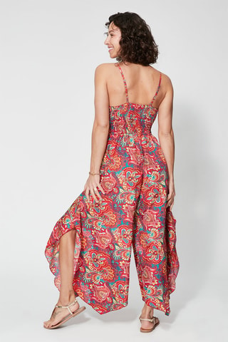 Jumpsuit Rood en Oranje - Rood en oranje