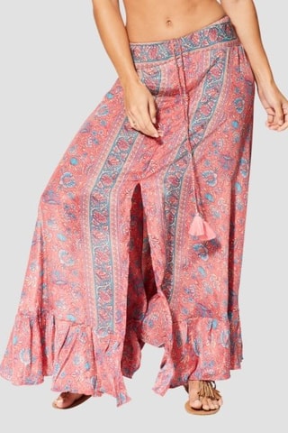 Lange Rok - Roze en blauw