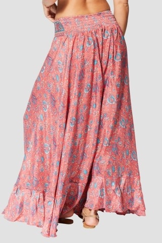 Lange Rok - Roze en blauw