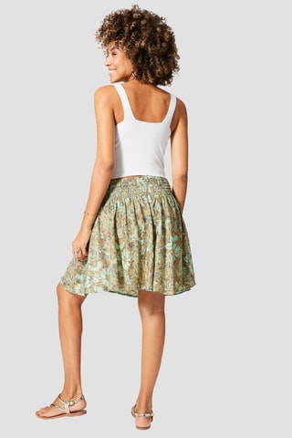 Rok - Goudkleurig en beige