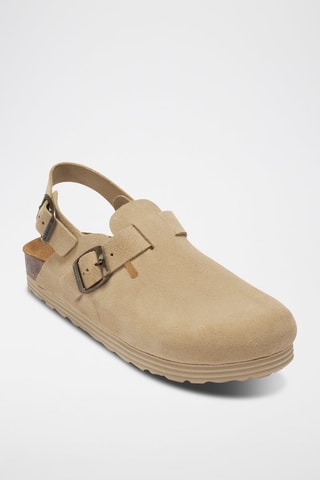 Nubuck Clogs Oscar - Beige