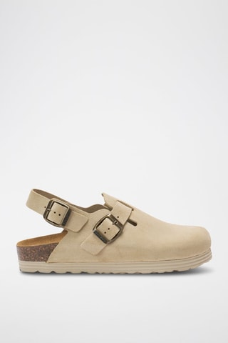 Nubuck Clogs Oscar - Beige
