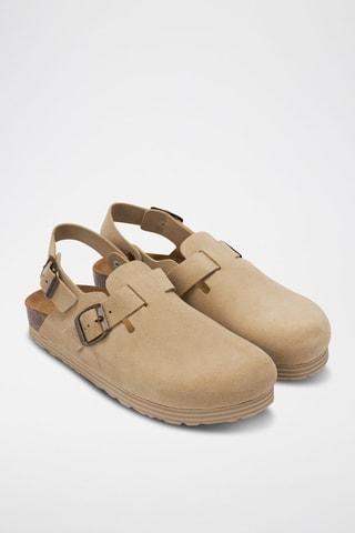 Nubuck Clogs Oscar - Beige