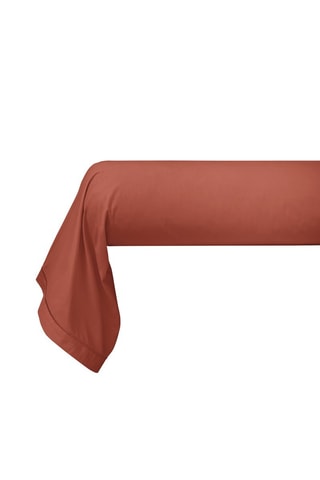 Funda de almohada de algodón 80 hilos/cm² Julian - Terracota