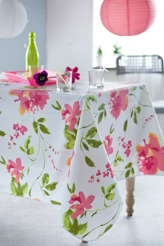 Mantel Ajaccio - Rosa y verde
