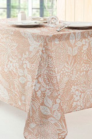 Mantel Amazonas - Beige y blanco