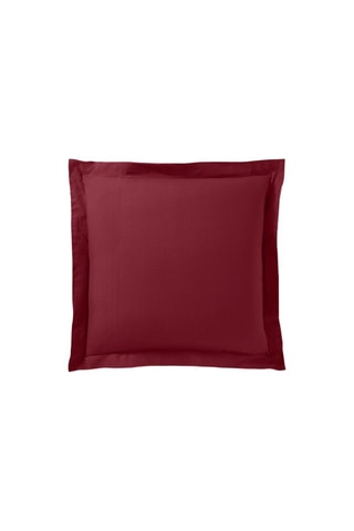 Funda de almohada de algodón 57 hilos/cm² - Burdeos