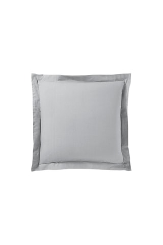 Funda de almohada de algodón 57 hilos/cm² - Gris claro