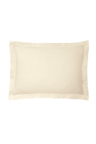 Funda de almohada de percal de algodón 80 hilos/cm² Julian - Marfil