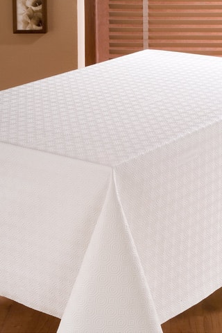 Protector de mesa rectangular - Blanco