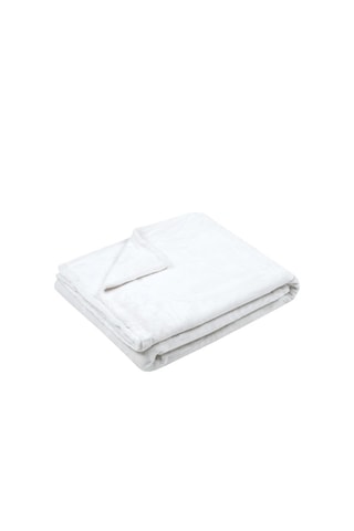 Manta Doudou - Blanco - 130 x 160 cm