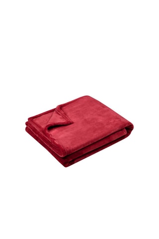 Manta Doudou - Rojo - 130 x 160 cm