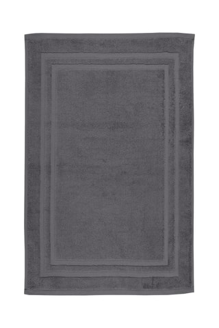 Alfombra de baño Lyla - Antracita - 45 x 70 cm