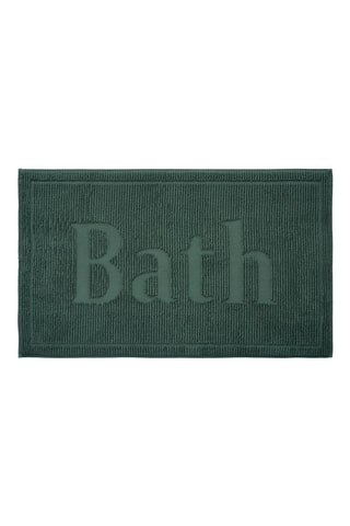 2 alfombras de baño - Verde - 50 x 80 cm