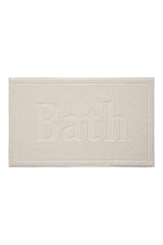 2 alfombras de baño - Crudo - 50 x 80 cm