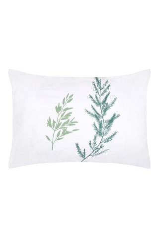 Funda de almohada de fibras de bambú Sylvana - Verde