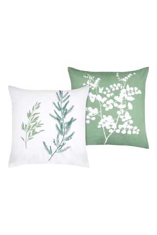 Funda de almohada de fibras de bambú Sylvana - Verde