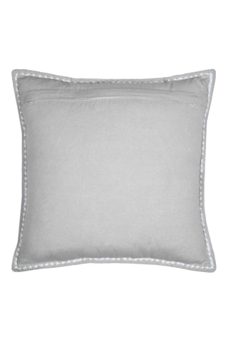 Cojín de fibras de bambú Josephine - Gris claro - 50 x 50 cm