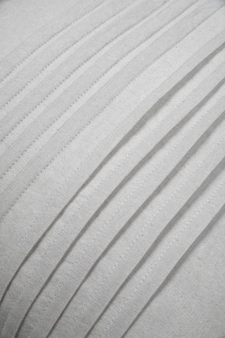 Cojín de fibras de bambú Josephine - Gris claro - 50 x 50 cm