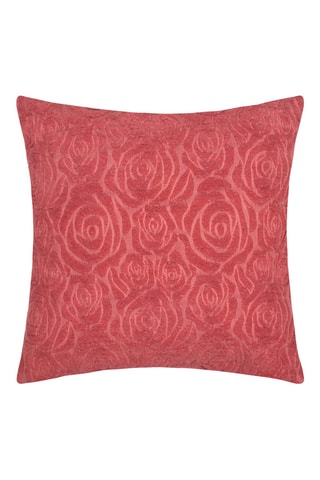 Cojín de fibras de bambú Betty - Rojo - 40 x 40 cm