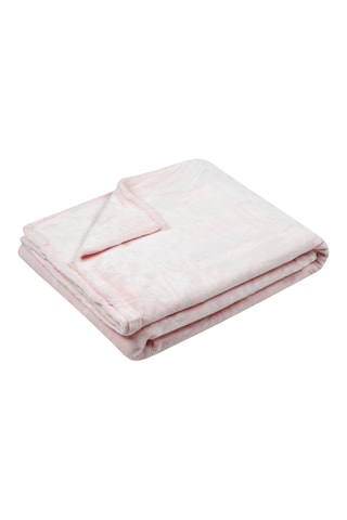 Manta de fibras de bambú Doudou - Rosa - 130 x 160 cm