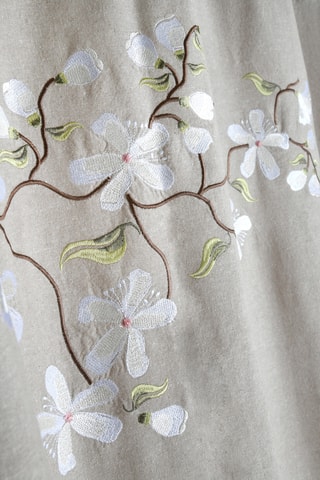 Cortina de fibras de bambú Printemps - Beige - 140 x 260 cm