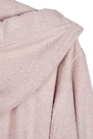 Albornoz con capucha - Rosa