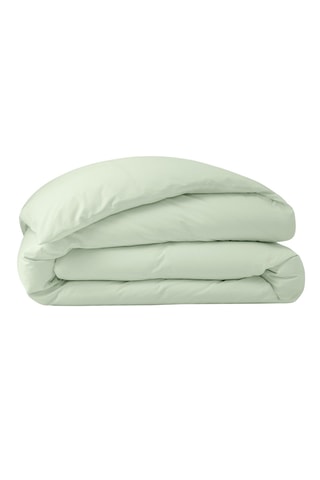 Funda nórdica de percal de algodón 80 hilos/cm² - Verde agua