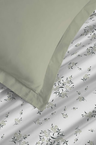 Juego de sábanas reversibles 57 hilos/cm²- Verde