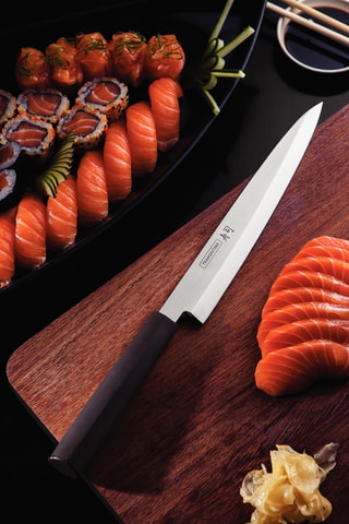 Cuchillo de sushi de acero inoxidable Yanagiba - 23 cm