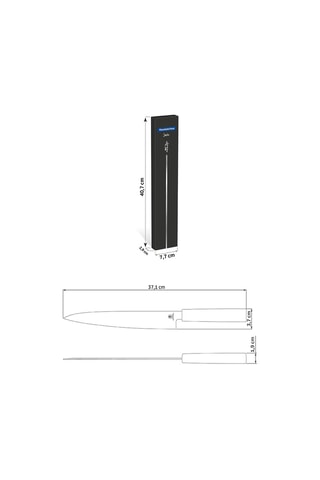 Cuchillo de sushi de acero inoxidable Yanagiba - 23 cm