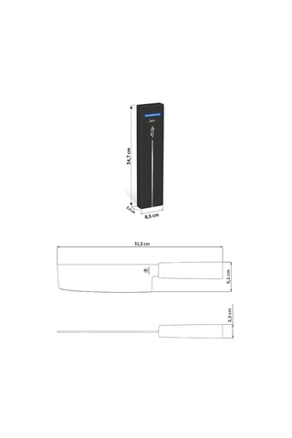 Cuchillo de sushi de acero inoxidable Nakiri - 18 cm