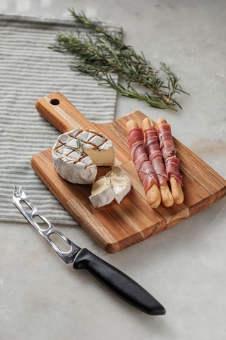 Tabla para cortar y cuchillo para queso