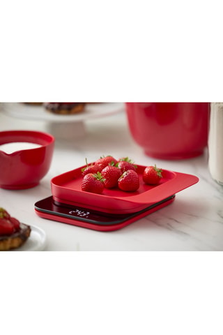 Báscula de cocina con pantalla LED Mensura