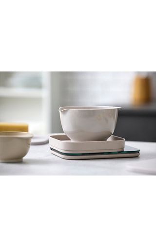 Báscula de cocina con pantalla LED Mensura